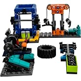 Brick Loot Mini City Gym - Fitness Center Building Set Toys (195 Pcs) | Creative Building Set with Detailed Gym Furniture Accessories, Fitness Center Play and Minifigure Compatibility for Ages 12+