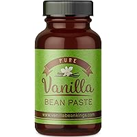 Gourmet Vanilla Bean Paste for Baking and Cooking - Gourmet Madagascar Bourbon Blend made with Real Vanilla Seeds - 4…