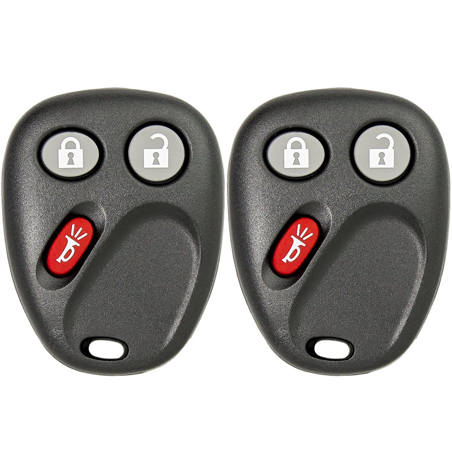 Mushan 2Pack Keyless Entry Remote Control Car Key Replacement Fits for ...