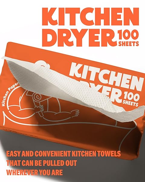BLONDY KITCHEN PAPER TOWELS 6 PACK DISPOSABLE NAPKINS WHITE TISSUE PAPER SHEETS KITCHEN TOWELS BULK | 3 PLY TOILET HAND TOWELS FOR BATHROOM | NAPKINS EVERYDAY BULK PAPER TOWELS 100 SHEETS