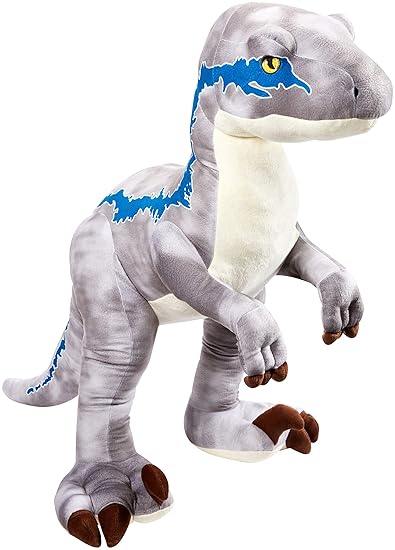 jurassic world reversible blue plush