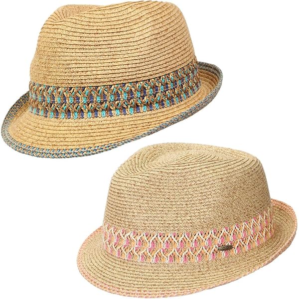 Women Panama Honeycomb Woven Straw Sun Hat Leopard Scarf Trim Natura Made In USA SAFARI HAT WITH GREEN LEOPARD SCARF - Gold Coast Couture main image 3