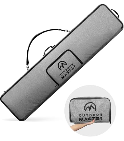 Housse De Protection Soft MONS Pour Snowboard Enfant - Tissu Extensible Gris Chiné