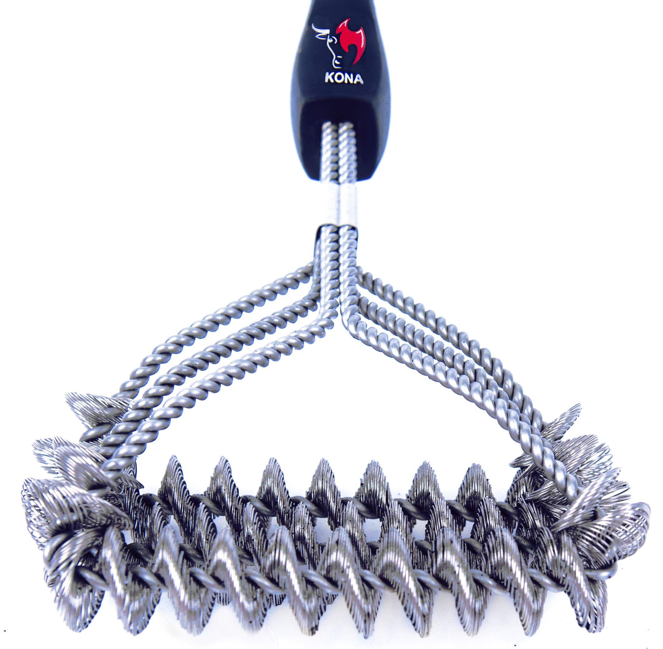 Kona Safe/Clean Grill Brush Bristle Free BBQ Grill Brush 100 Rust