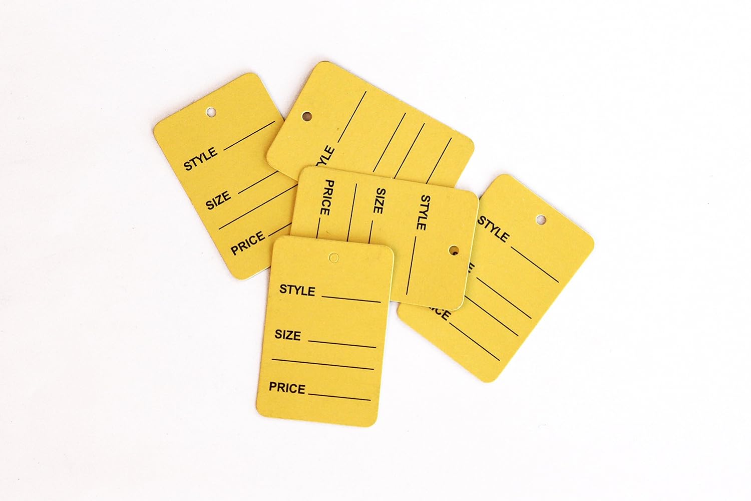 Download Pricing Supplies Metronic International 1000pcs Yellow Color Price Coupon Tag Clothing 1 1/4 X 1 ...