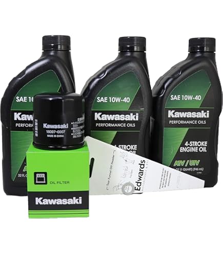 Kawasaki Brute Force Tune Up Oil Change Kit NGK Spark Plugs Oil Filter KVF 650 E - Foto 12