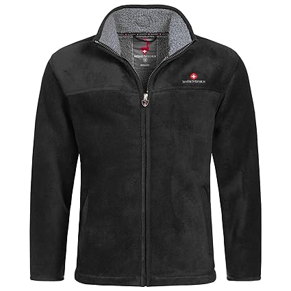 Höhenhorn Birnhorn Herren Fleece Jacke warm Teddyfell Futter Winterjacke
