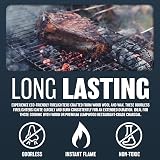 BARGAINS-GALORE 400 Natural Firelighters Wax Wool Fast Wood Burner Stove BBQ view 4