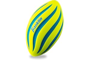 Franklin Sports Kids Foam Football - Mini Soft Foam Youth Football - Indoor + Outdoor Toy for Kids - Probrite 9" Mini Ball - Soft Backyard + Practice Toy Ball - Yellow