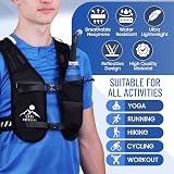 Lati Outdoors Running Vest with Waterproof Phone Pouch 6 Pockets 500ml view 3
