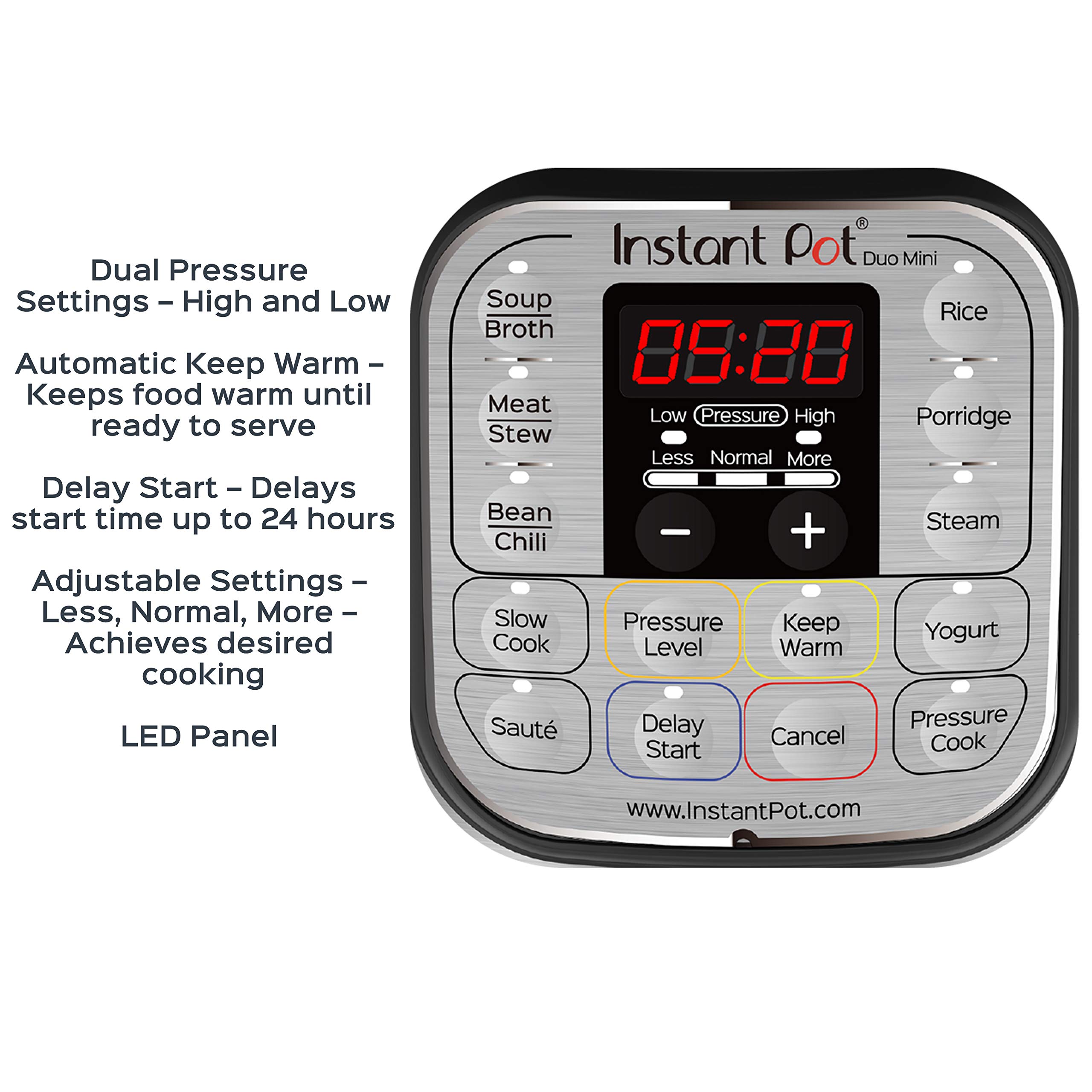 Instant Pot IPDuo30 Duo Mini, Stainless Steel, 700 W, 3 liters Buy