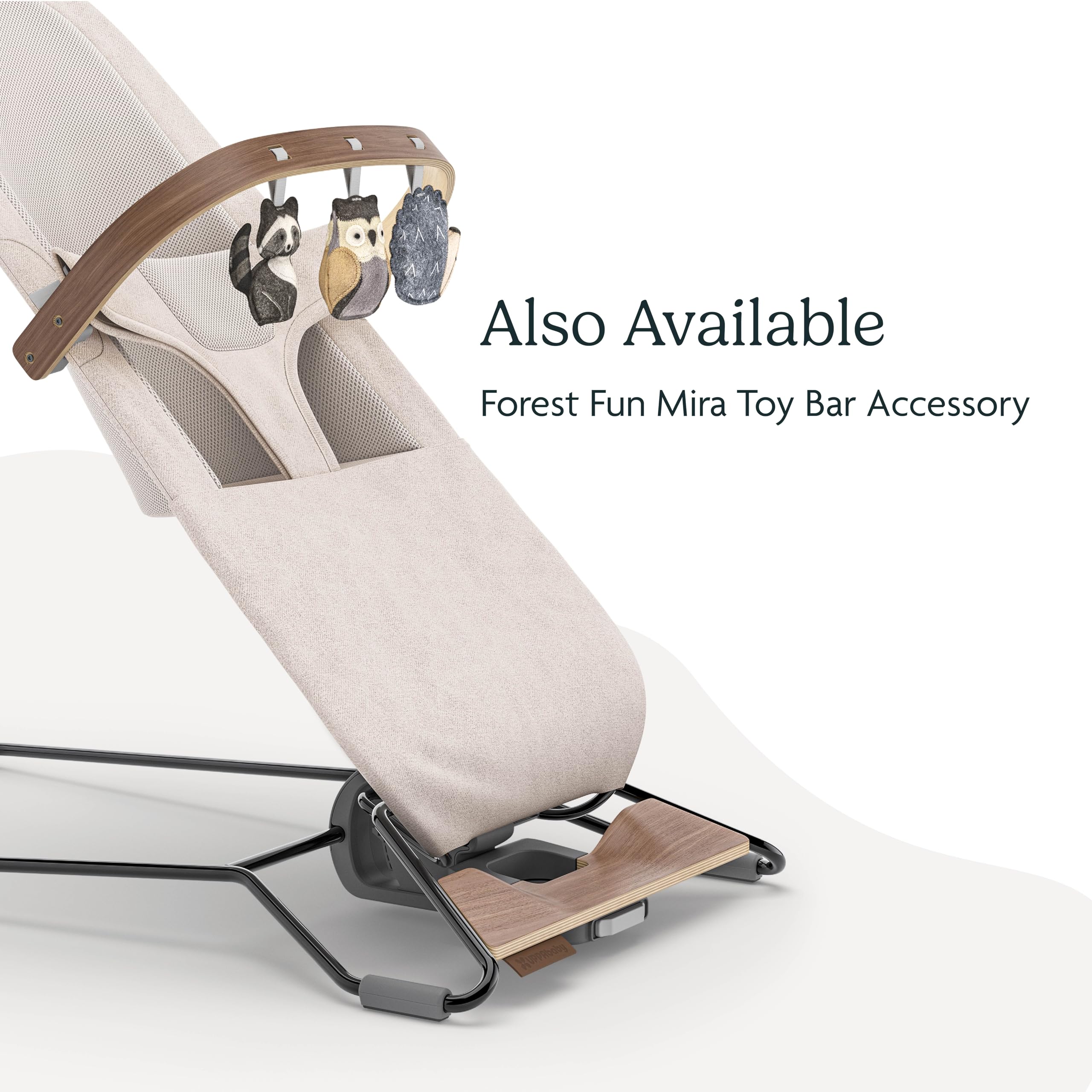 UPPAbaby Mira Wonder Wheel Toy Bar/Easily Attaches to Baby Bouncer/Sensory Entertainment