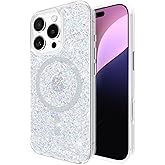 Case-Mate iPhone 16 Pro Case [Compatible with MagSafe] - Stylish Sparkly Phone Case with 12ft Drop Protection - Premium Magnetic Cover for iPhone 16 Pro - Twinkle Disco