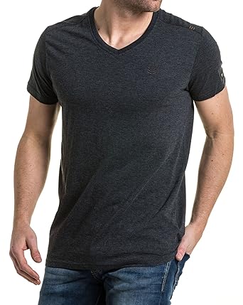 t shirt homme col v