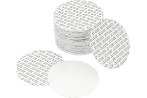 PATIKIL 89mm/3.5" Foam Lid Liner, 100 Pack PS Foam Resistant Tamper Pressure Sensitive Seal for Bottle Cap Liners Seals
