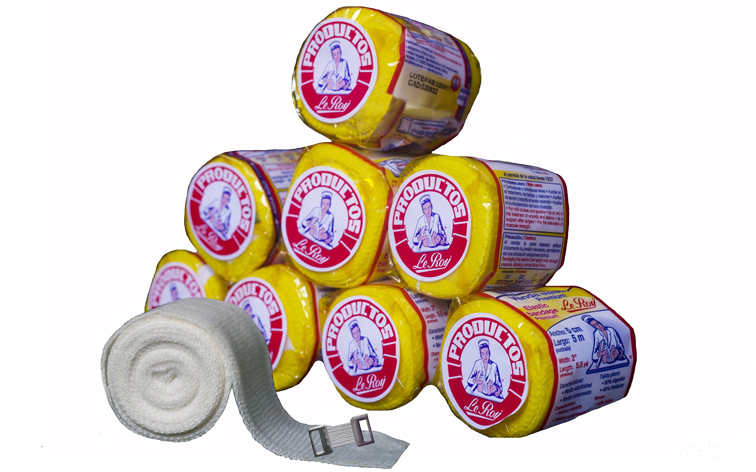 Leroy Mexican Hand Wraps Gauze (Pack of 8)