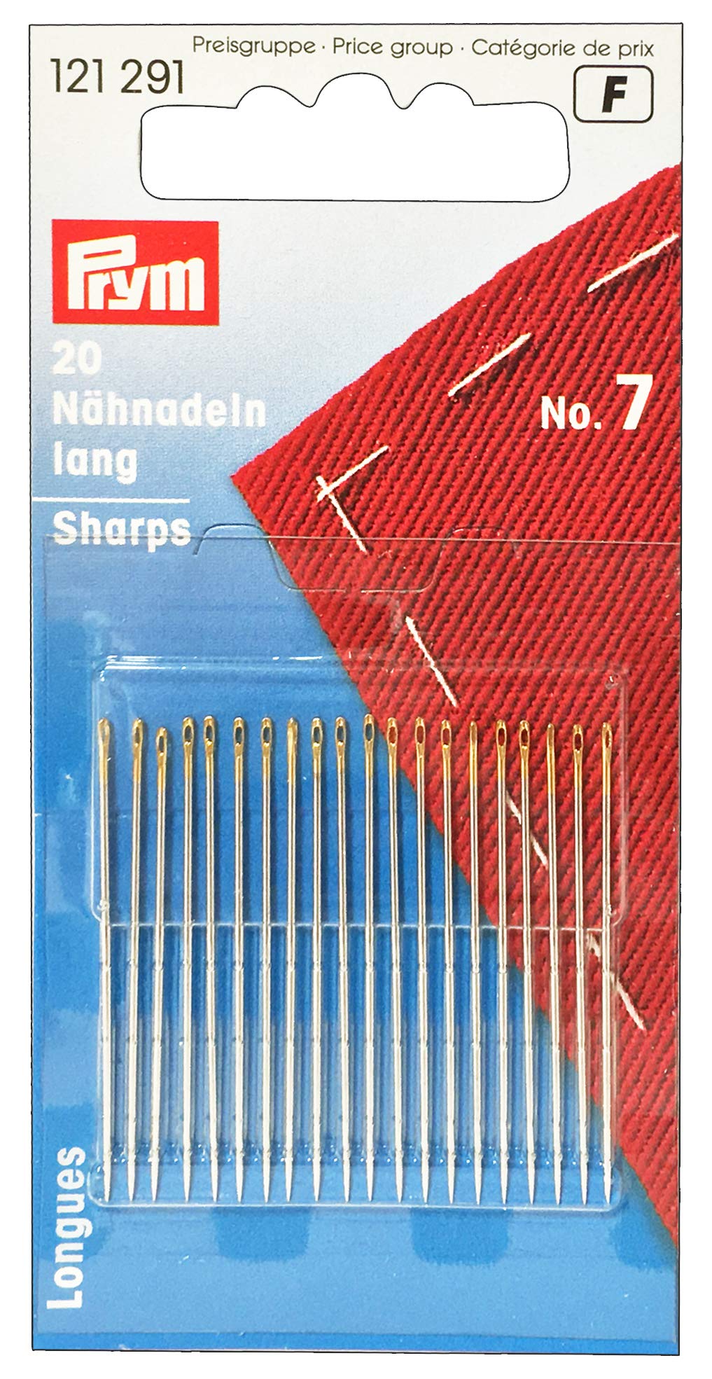 Prym - Steel Silver No.7 (0.70 x 38mm) Sewing Needles - 1 Unit