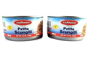 NXWVPC La Monica Petite Scungilli Sliced Young Tender Conch 4-6.5 Ounce cans