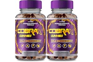 VIVE MD CobraX Gummies for Men Extra Strength - Cobra X Gummies Advanced Formula Supplement with Horny Goat Weed - Cobrax Gummies Reviews (2 Pack)