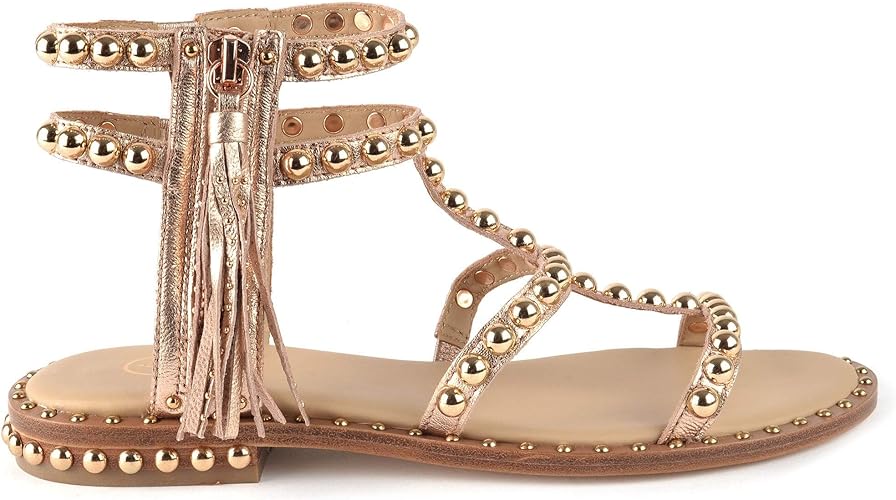 rose gold sandals uk