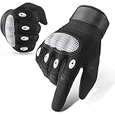 Cierto Motorcycle Gloves for Men and Women: Touch Screen Tactical Gloves with Full Finger Breathable Hard Knuckle & Adjustable Wrist for BMX ATV MTB Riding, Motocross, Road Racing, Cycling, Climbing
