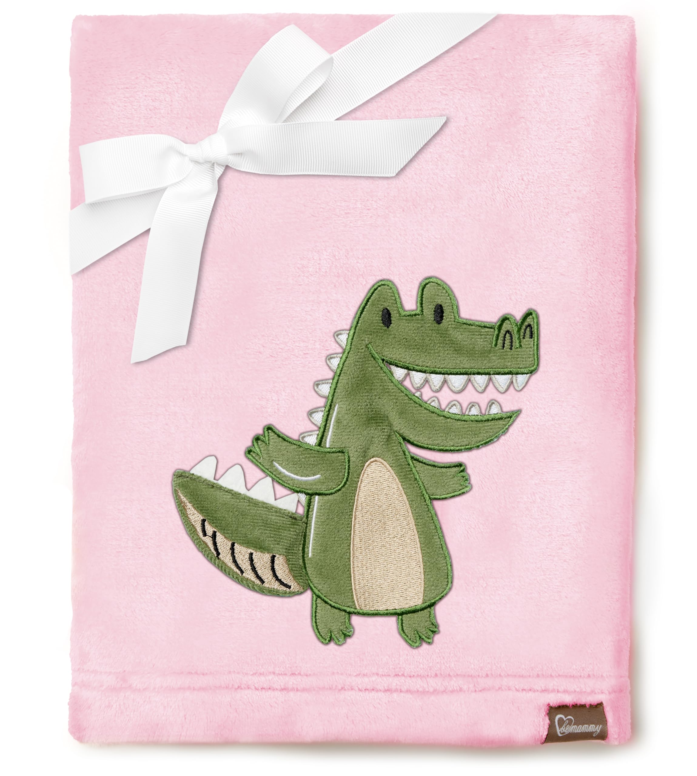 Be Mammy Warm Children Baby Cosy Blanket Baby Gift BE20-168 (Powder Pink - Crocodile)