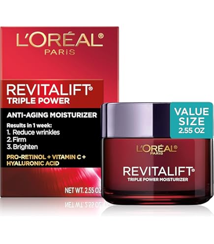 Amazon.com: L'Oréal Paris Revitalift Anti-Wrinkle + Firming Day