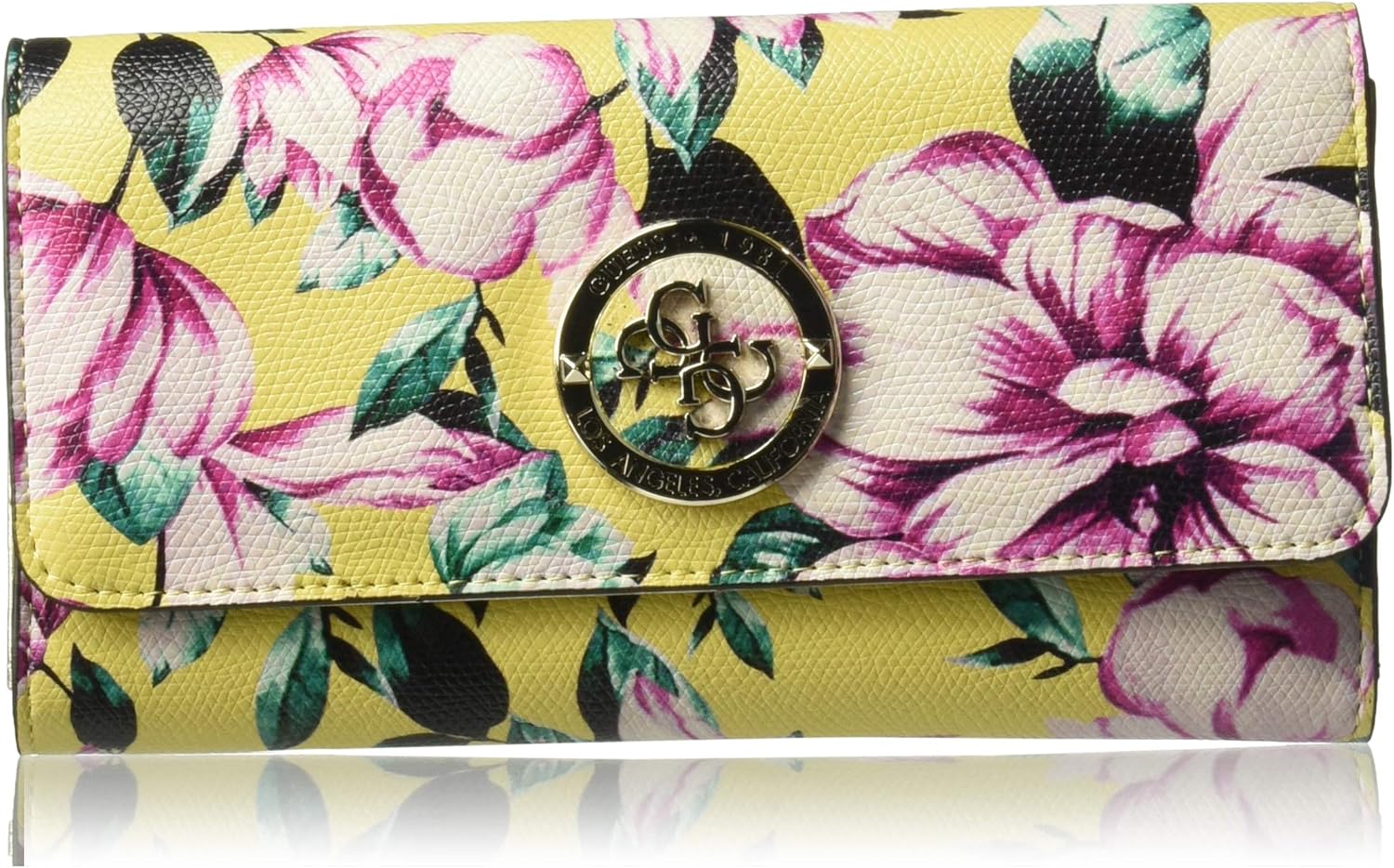 GUESS Landon Floral Multi Clutch Wallet Multi Size One Size Amazon.co