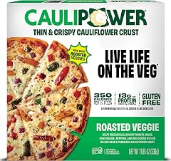 CAULIPOWER Veggie Stone-fired Cauliflower Crust Pizza, 10.9 Oz (Pack of 1)