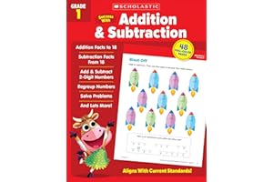 Scholastic Success with Addition & Subtraction Grade 1 Workbook