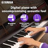 Yamaha P-145 Digital Piano 88 Graded Hammer Compact Keys 10 Voices Black view 3
