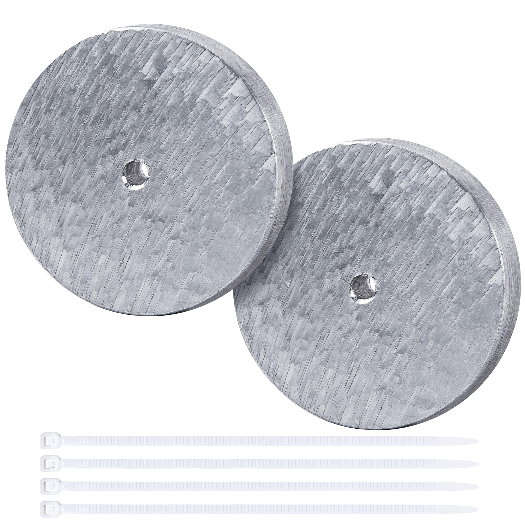 Mua 2 Pack Zinc Anode Plate Zinc Anode Weight Anti Electrolysis Sacrificial Anode with 4