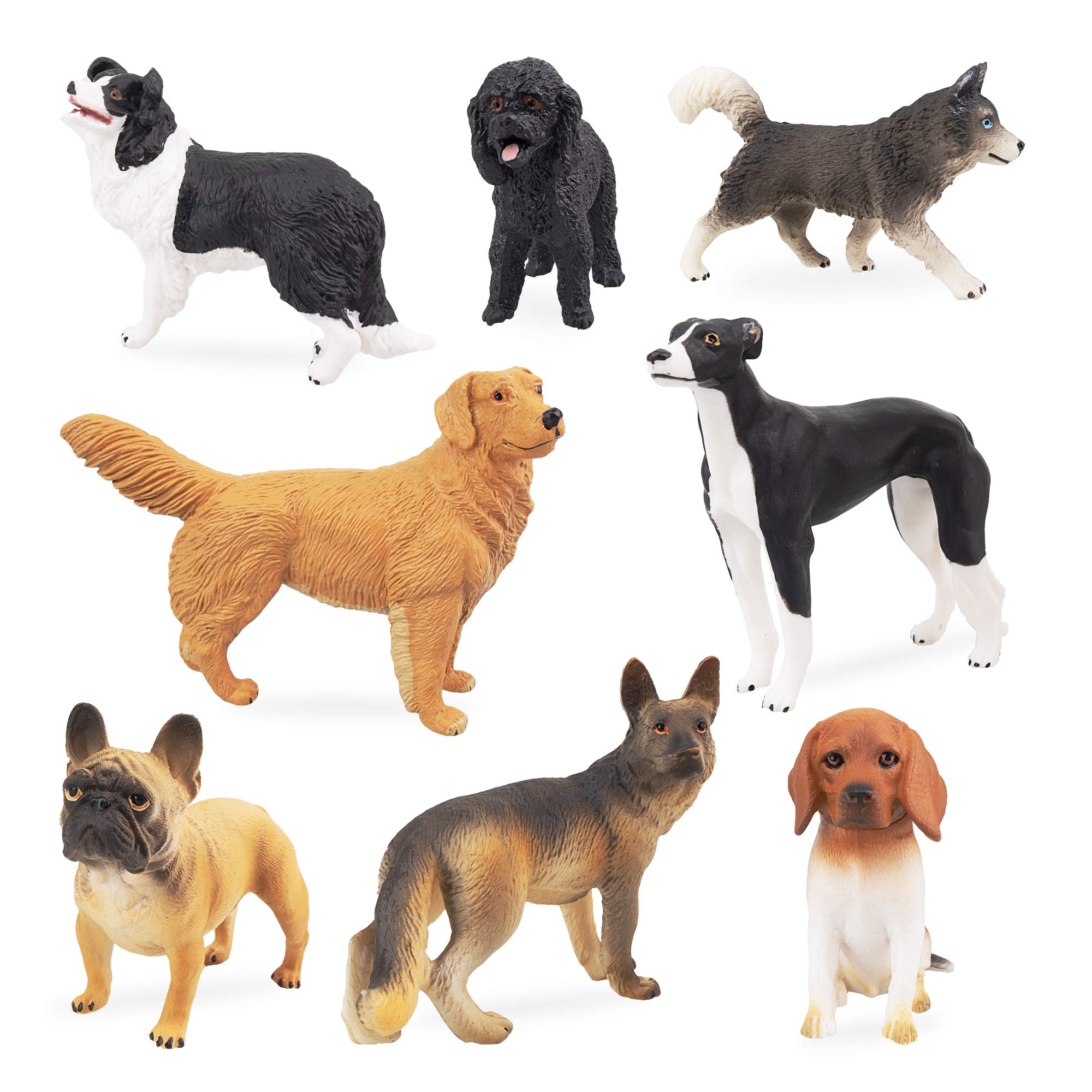 realistic dog figurines