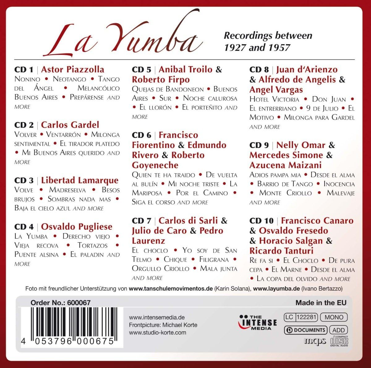 La Yumba - The Greatest Tango Performers - Image 3