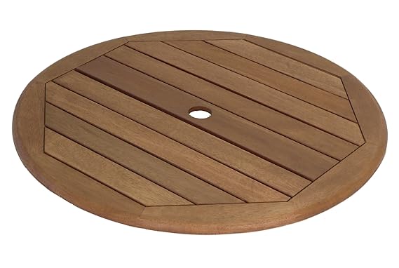 Amazon.de: Lazy Susan 80 cm Durchmesser aus massivem Hartholz drehbarer