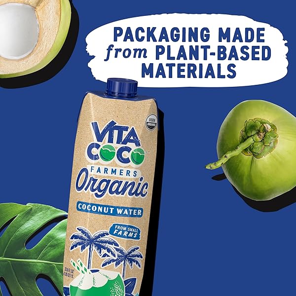 VITA COCO ORGANIC COCONUT WATER, 33.8 FZ