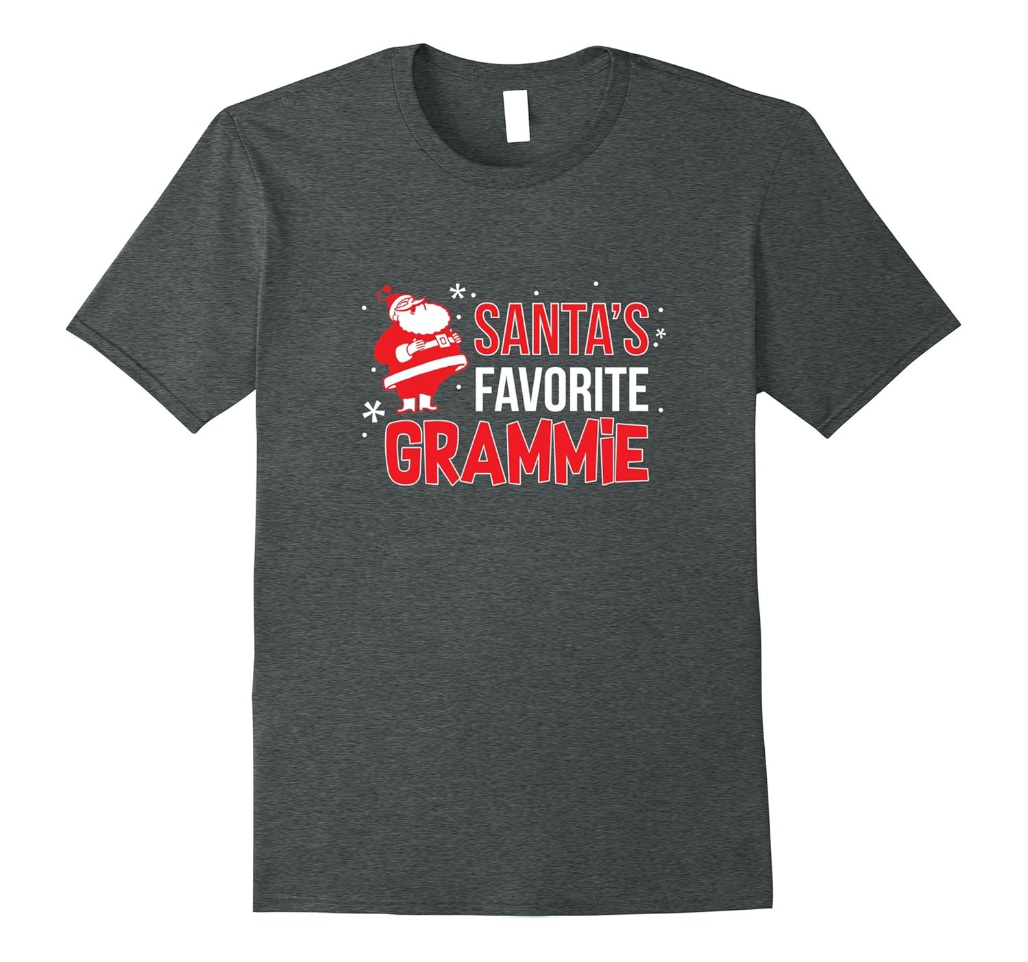 Santa Favorite Grammie Shirt, Funny Cute Christmas Gift-Rose