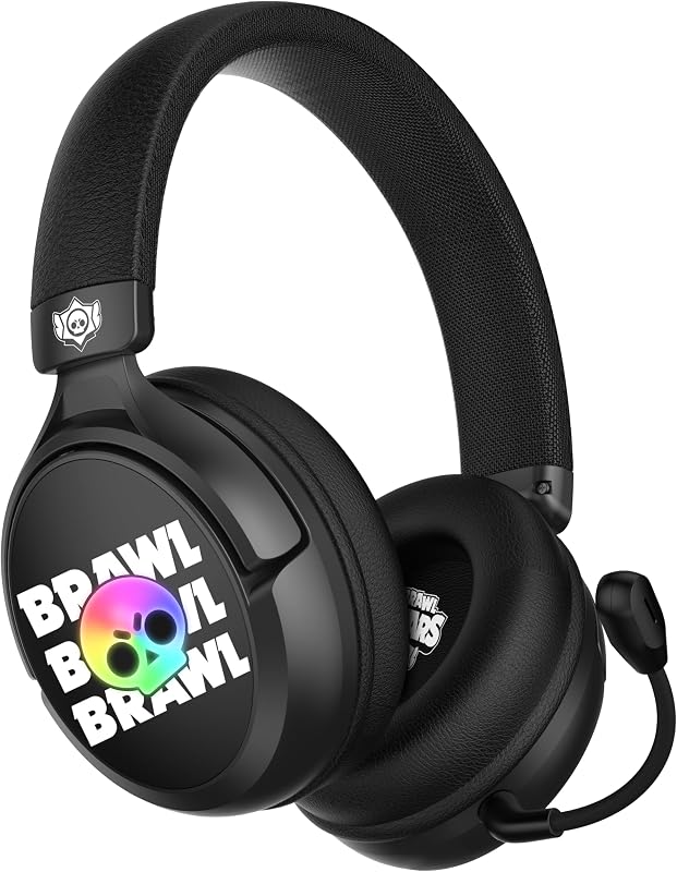 - Casque Audio Gaming LED sans Fil Brawl Stars avec Micro