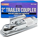Trailer Coupler 2 Inch Ball, Compatible with 2 Inch