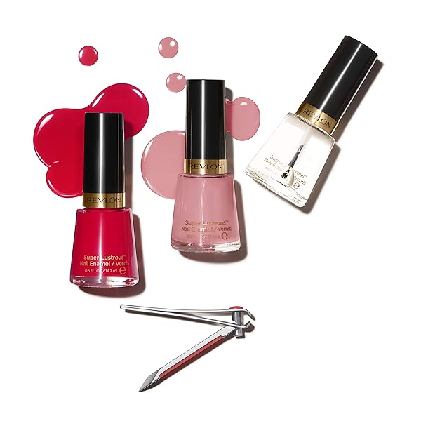 REVLON NAIL POLISH, SUPER LUSTROUS NAIL ENAMEL POLISH, CHIP RESISTANT & LONGWEAR FORMULA, HIGH SHINE FINISH, 165 ROMANTIQUE, 0.5 FL OZ.