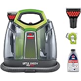 BISSELL Little Green Proheat Portable Deep Cleaner/Spot Cleaner and Car/Auto Detailer with self-Cleaning HydroRinse Tool for Carpet and Upholstery, 2513E