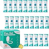 30 Packets Poo Gel for Portable Toilet, Camping Toilet Powder for Potty Bags, Eco Absorbent Gel, Portable Toilet Gel Packets 