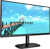 AOC 22B2AM 22 Inch FHD Monitor 75Hz 4ms VA HDMI VGA Frameless Speakers view 3
