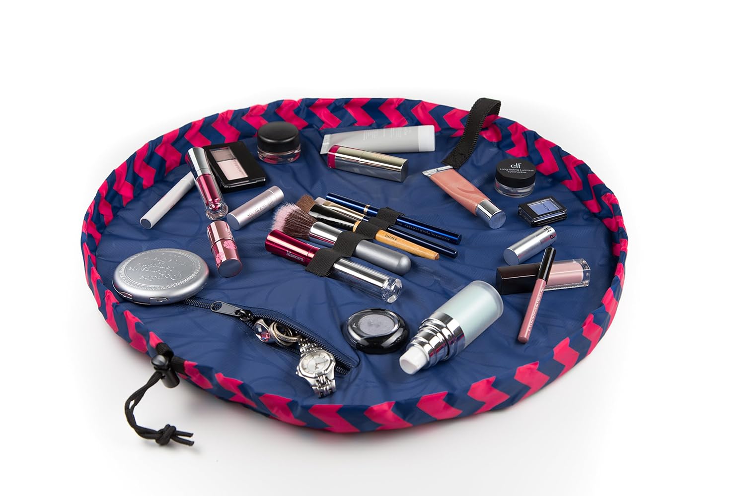 Lay-n-Go COSMO Plus (21") Cosmetic Bag, Chevron Pink