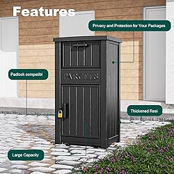 MAIUSCOLI Package Delivery Box for Outside, Large
