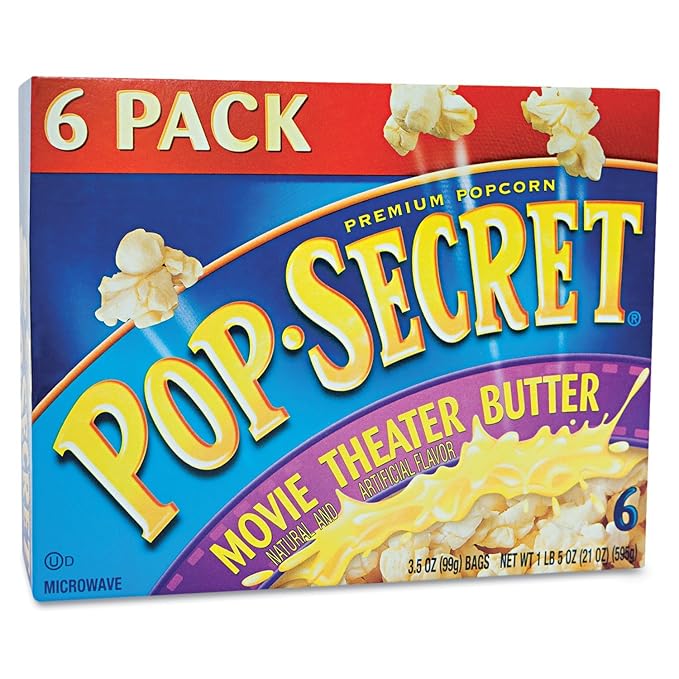 Pop Secret Microwave Popcorn Movie Theater Butter 12 bags