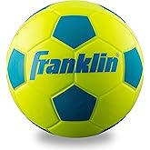 Franklin Sports Kids Foam Soccer Ball - Mini Soft Foam Youth Soccer Ball - Indoor + Outdoor Toy Soccer Ball for Kids - Probrite 6.5" Mini Foam Ball - Soft Backyard + Practice Toy Ball - Yellow