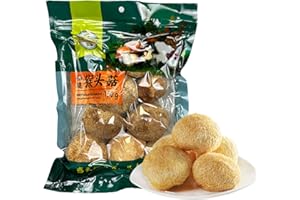 JOYSHARE Dried Lion’s Mane Mushrooms, Hericium erinaceus, Rich Umami Flavor, Easy to Rehydrate, No Additives, Vegan, 150g