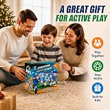 TODARRUN Football Ball Game Set Kids 3+ Soccer Target Practice 2 in 1 view 2