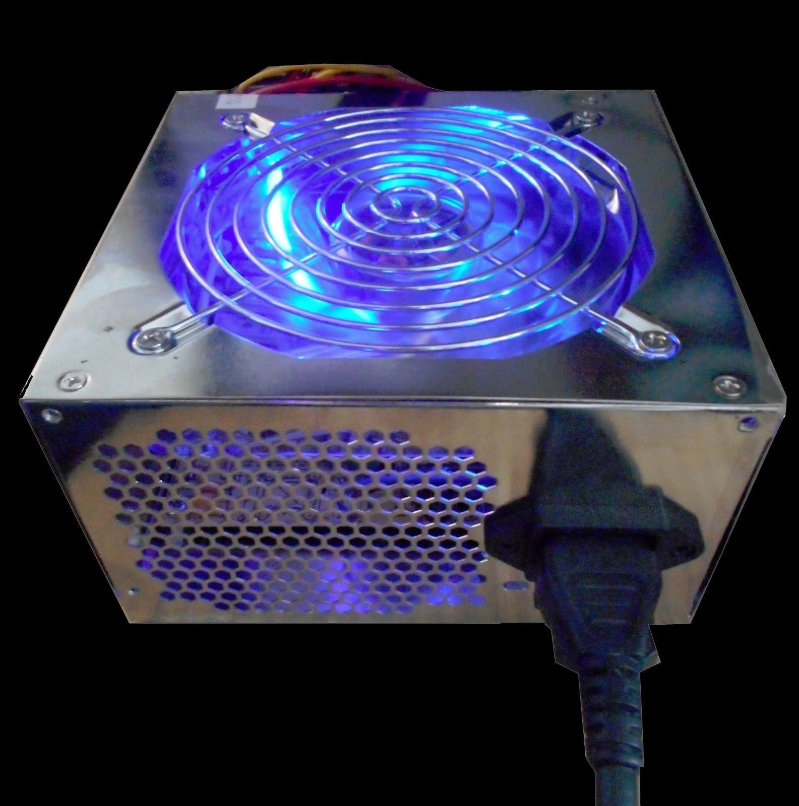 Linkworld 550W 12cm Blue LED Fan ATX 12V V2.0 PCIE Desktop Computer/ Mini Tower PC Power Supply (LPK12-35)